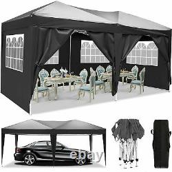 Gazebo Commercial Grade Heavy Duty Marqu E Market Stall Fold Pop Up Tent Black
