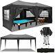 Gazebo Heavy Duty Marquee Marketstall Party Patio Canopy 3×3/6m Waterproof Tent
