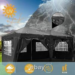 Gazebo Heavy Duty Marquee MarketStall Party Patio Canopy 3×3/6M Waterproof Tent