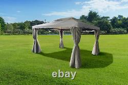 Gazebo Marquee Heavy Duty 3 x 4m Marquee Patio Tent Canopy Shelter Full Curtains