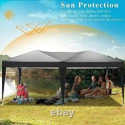 Gazebo Marquee Party Tent with6Sides Waterproof Garden Patio Outdoor Canopy 3x6m A