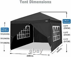 Gazebo Marquee Waterproof Heavy Duty Garden Patio Party Tent Canopy 3x3M Outdoor