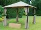 Gazebo Popup Waterproof Marquee Canopy Garden Wedding Party Tent 3m X 3m No Tool