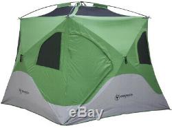 Gazelle Camping Hub Tent Outdoor Pop-Up Portable Detachable Floor Panel 3-Person