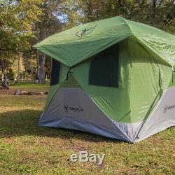 Gazelle Camping Hub Tent Outdoor Pop-Up Portable Detachable Floor Panel 3-Person