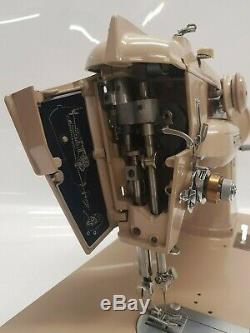 German Singer 401G Slant Needle Heavy Duty Zigzag Multi Stitch Sewing Machine