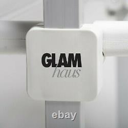 GlamHaus Electric Heated Clothes Airer Dryer Indoor Foldable Horse Rack 3 Tier