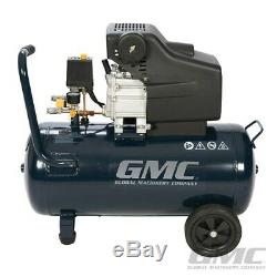 Gmc 2hp Air Compressor 50l Heavy Duty Professional Ideal For Air Tools 270120