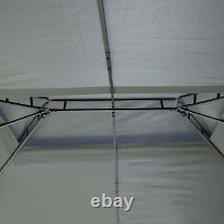 Grey Garden Gazebo 3m x 4m Outdoor Marquee Party Tent Shelter Pavilion Patio