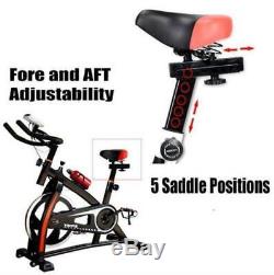 HEAVY DUTY FLY WHEEL Portable EXERCISE BIKE HOME FITNESS GYM LED MONITOR