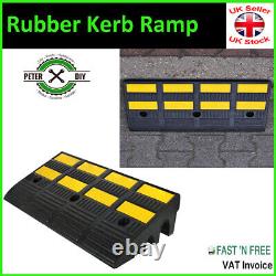 HEAVY DUTY Rubber KERB RAMPS Access Ramp Threshold Mobility Wheelchair 600x150mm