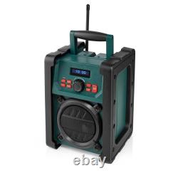 HEAVY DUTY Water Res Portable DAB+ FM Bluetooth Radio Job Site Construction