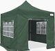Hercules Green Commercial Grade Stall Pop Up Gazebo Tent 3x3m Heavy Duty