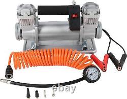 Heavy Duty 150 L/Min Double Cylinders Air Compressor Pump For Bus Van Camper HQ