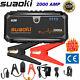 Heavy Duty 2000a Car Boat Jump Starter Usb Power Battery Bank Charger Booster Uk