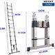 Heavy Duty 2.6-3.8-5m Multi-purpose Steel Ladder Telescopic Folding Extendable