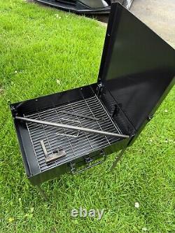 Heavy Duty 2mm Thick steel Portable Charcoal BBQ / Easy Camping