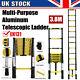 Heavy Duty 3.8m Portable Telescopic Ladder Multi-purpose Aluminium Extendable Uk