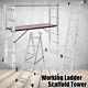 Heavy Duty 3 In 1 Working Ladder Step Scaffold Tower Platform Aluminium En131