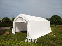 Heavy Duty 3m x 6m White Portable Garage Tent Shelter Carport Canopy Steel Frame