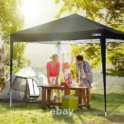Heavy Duty 3x3M Gazebo Waterproof Garden Canopy Marquee Party Tent 4 Sidewalls