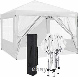 Heavy Duty 3x3M Gazebo Waterproof Garden Canopy Marquee Party Tent +Sides Oxford