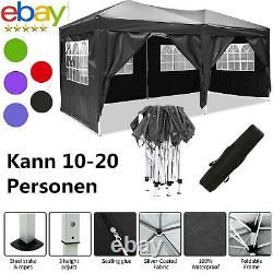 Heavy Duty 3x3m Gazebo Marquee Canopy Waterproof Pop Up Garden Patio Party Tent