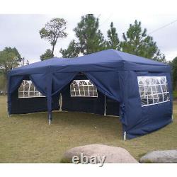 Heavy Duty 3x6M Gazebo Folding Canopy Marquee Waterproof Tent Party 6 sidewalls
