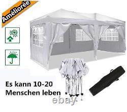 Heavy Duty 3x6m 3x3m Pop Up Gazebo Marquee Garden Party Canopy Tent with Sides