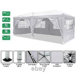 Heavy Duty 3x6m 3x3m Pop Up Gazebo Marquee Garden Party Canopy Tent with Sides