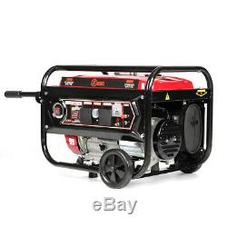 Heavy Duty 4-stroke Petrol Generator Silent 3000W 7HP Power Engine +Handle Wheel