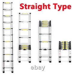 Heavy Duty Aluminum Ladder 3.8M 12.5FT Telescopic Extendable Ladder Portable AAA