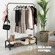 Heavy Duty Clothes Rail Rack Garment Hanging Display Stand Shoes Storage Shelves