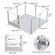 Heavy Duty Dog Crate Dog Fence Playpen Indoor/outdoor Use Portable Pet Kennel Uk