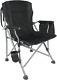 Heavy Duty Folding Camping Chair For Adults, Portable Directors Chair With Cup H