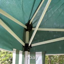 Heavy Duty Gazebo 3m x 3m High Quality Gazebo Market Stall Pop Up Tent Green