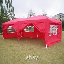 Heavy Duty Gazebo 3x6M POP UP Marquee Canopy Waterproof Garden Patio Party Tent
