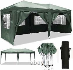 Heavy Duty Gazebo Marquee Canopy Pop-up Waterproof Garden Wedding Party Tent UK