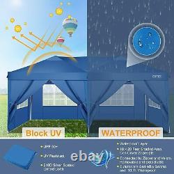 Heavy Duty Gazebo Marquee Canopy Waterproof Garden Party Tent withSides Green 3x6M