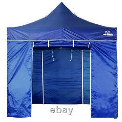 Heavy Duty Gazebo Marquee Pop-up Waterproof Garden Party Tent withSides 3x3M Blue