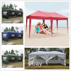 Heavy Duty Gazebo Marquee Strong Waterproof Garden Patio Party Tent with 4 Sides