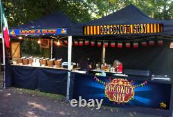 Heavy Duty Gazebo Mobile Kiosk Catering Trailer Signage Marquee Pop Up Tent