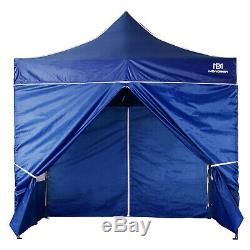 Heavy Duty Gazebo Pop-up Marquee Canopy Waterproof Garden Party Tent 3x3M Blue