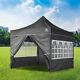Heavy Duty Gazebo Pop-up Marquee Canopy Waterproof Garden Party Tent 3x3m Grey