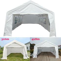 Heavy Duty Large Portable Garage Carport Shelter Car Port Canopy Tent 3x6m 4x8m