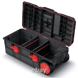 Heavy Duty Large Portable Waterproof Tool Boxes With Solid Rubber Wheels