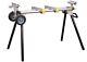 Heavy Duty Mobile Rolling Portable Folding Adjustable Miter Saw Tool Table Stand