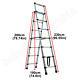 Heavy Duty Multi-purpose Aluminium Telescopic Ladder Extendable 4+5/5+6/6+7 Step