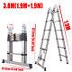 Heavy Duty Multi-purpose Telescopic Folding Ladder Extendable Step Loft Ladders
