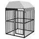 Heavy-duty Outdoor Dog Kennel Patio Animal House Cage Lockable With/without Roof